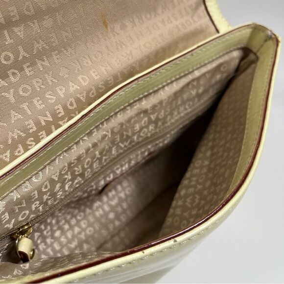 Kate Spade Patent Leather Clutch Gene Brushstroke Flower Colors Paint Bag Purse - Picture 8 of 10